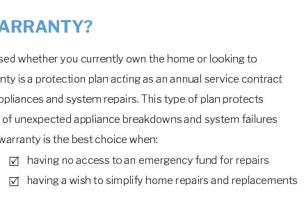 home warranty king william